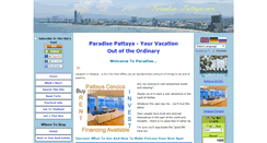 Desktop Screenshot of paradise-pattaya.com
