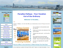 Tablet Screenshot of paradise-pattaya.com